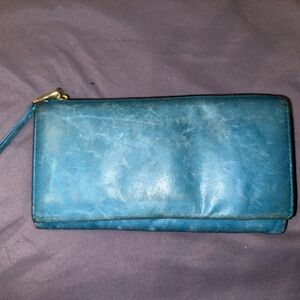 Hobo blue wallet